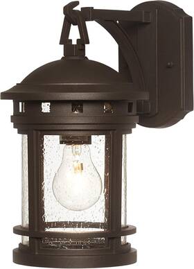 Designers Fountain 445009678615 Sedona Outdoor Light Fixture 13 Inch Exterior Wall Lantern S