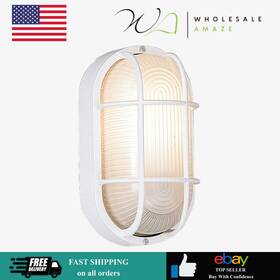 C738142036 Designers Fountain Outdoor Wall Light 5 Inch Oval Bulkhead Lighting Fixture