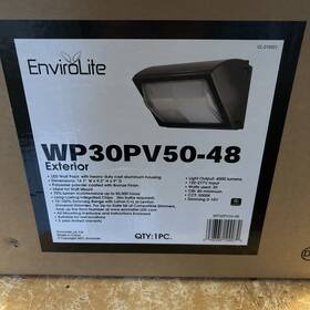 Wp30pv50-48 Designers Fountain Wp3bpv50-48 Envirolite Led Wall Pack 4000 Lumen Exterior Light Bronze Sealed