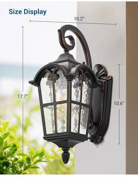 Howl03a Dewenwils Outdoor Wall Light Fixture Mount Exterior Lantern Parts Only