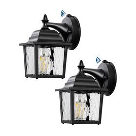 Howl06d Dewenwils Matte Black Dusk To Dawn Outdoor Hardwired Wall Light With No Bulbs Howl06d Dewenwils Matte Black Dusk To Dawn Outdoor Hardwired Wall Light With No Bulbs