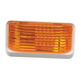 52726 Diamond Group Led Porch Light With Amber Lens