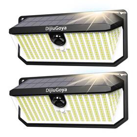 Tynd-2 Dijiugoya Solar Lights Outdoor Waterproof 466leds 4000lm And 3 Lighting Modes Motion Sens