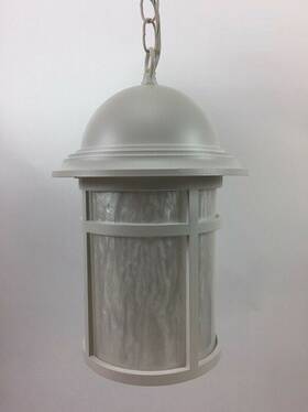 D81460wh Dinico 546456 1-light 9 Inch Lantern Pendant. In Textured White