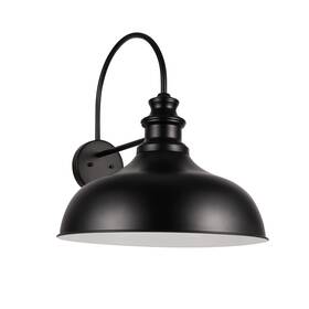 Rz014-bk Diyel Gooseneck Barn Light Outdoor 20 Inch Dome Exterior Fixture Outsid
