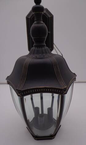 954-20 Dolan Designs Roseville 3 Light 19 Inch Tall Outdoor Wall Lantern Bronze Design