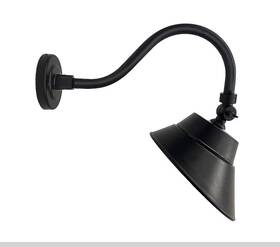 Btd-hl-gkbd012t1e26-2 Doresshop Cedar Hill 19-in H Matte Black Hardwired Dusk To Dawn Integrated Led Outdoor