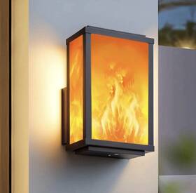 Dcs2401-001-1u Double Century Outdoor Flame Light Fixture Wall Mount Porch Lights 2 Lighting Mode
