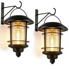 Adbd23403-2 Dynaming 2 Pack Solar Lanterns Outdoor Hanging Lantern Garden Lights W Adbd23403-2 Dynaming 2 Pack Solar Lanterns Outdoor Hanging Lantern Garden Lights W