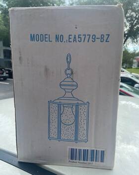 Ea4351-rst Eagle Lighting Indoor Hanging Pendant Light Lamp Model No. Ea5779-bz