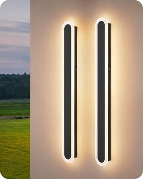 Lwl-r4e Edishine Upgraded 2 Pack 39.4 Inch Led Outdoor Wall Light Dimmable And 3 Cct Linear Lwl-r4e Edishine Upgraded 2 Pack 39.4 Inch Led Outdoor Wall Light Dimmable And 3 Cct Linear