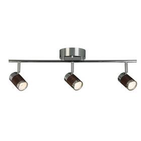 Eglo 008606197910 Brews 3-light Chrome Led Semi-flush Mount Track