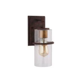 204543a Eglo Brandel - 1 Light Outdoor Wall Sconce Rust