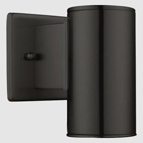 200032a Eglo Lighting Riga One Light Wall Sconce Matte Black Finish