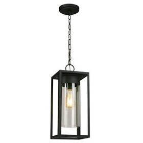 203036a Eglo Pendant Walker Hill Outdoor Hardwired Adjustable Lamp Head 1-light Black