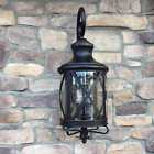 El5364orb-m Rustic Metal Light Wall Mounted Lantern Outdoor Exterior 792759450006