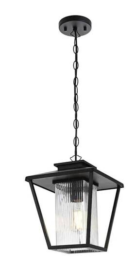 Elegant Lighting 196683028582 Chandelier Light Fixture Outdoor Exterior Porch Walkway Patio Hanging Lantern