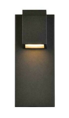 Ldod4007bk Elegant Lighting Black Modern Outdoor Led Porch Patio Walkway Wall Sconce Exterior Light 11 Inch
