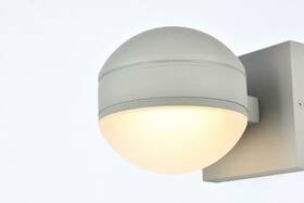 Ldod4011s Elegant Lighting Silver Modern Outdoor Led Porch Patio Balcony Walkway Wall Sconce Exterior Light Ldod4011s Elegant Lighting Silver Modern Outdoor Led Porch Patio Balcony Walkway Wall Sconce Exterior Light