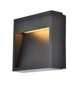 Ldod4019bk Elegant Lighting Wall Sconce Black Outdoor Led Porch Patio Pathway Walkway Balcony Light Fixture Ldod4019bk Elegant Lighting Wall Sconce Black Outdoor Led Porch Patio Pathway Walkway Balcony Light Fixture