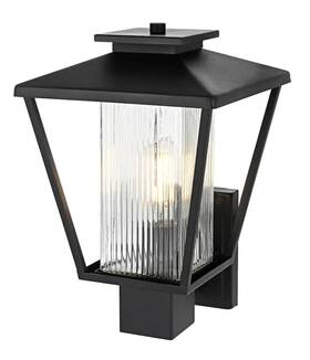 Od306w15bk Elegant Lighting Wall Sconce Light Fixture Outdoor Ribbed Glass Black Porch Walkway Patio Lantern Od306w15bk Elegant Lighting Wall Sconce Light Fixture Outdoor Ribbed Glass Black Porch Walkway Patio Lantern
