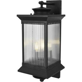 Od316w24bk Elegant Lighting Outdoor Wall Sconce Light Fixture Ribbed Glass Large Porch Walkway Lantern 23 Inch Od316w24bk Elegant Lighting Outdoor Wall Sconce Light Fixture Ribbed Glass Large Porch Walkway Lantern 23 Inch