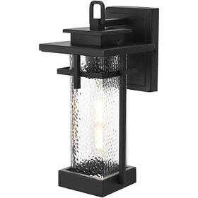 Od320w14bk Elegant Lighting Wall Sconce Light Fixture Outdoor Hammered Glass Exterior Walkway Porch Or Patio Od320w14bk Elegant Lighting Wall Sconce Light Fixture Outdoor Hammered Glass Exterior Walkway Porch Or Patio