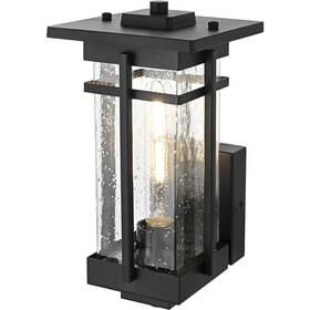 Od321w13bk Elegant Lighting Wall Sconce Light Fixture Outdoor Seedy Glass Exterior Walkway Porch Patio 13 In Od321w13bk Elegant Lighting Wall Sconce Light Fixture Outdoor Seedy Glass Exterior Walkway Porch Patio 13 In