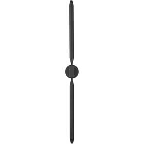 Od401w50bk Elegant Lighting Odin 2 Light 50 Inch Black Outdoor Wall Sconce