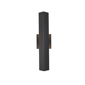 Od505w18bk Elegant Lighting Troy 2 Light 4.5 X 18 Inch Outdoor Wall Sconce Black - Od505w18bk Elegant Lighting Troy 2 Light 4.5 X 18 Inch Outdoor Wall Sconce Black -