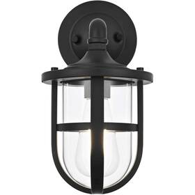Od807w12bk Elegant Lighting Hugo 1 Light 11.5 Inch Black Outdoor Wall Sconce Od807w12bk Elegant Lighting Hugo 1 Light 11.5 Inch Black Outdoor Wall Sconce