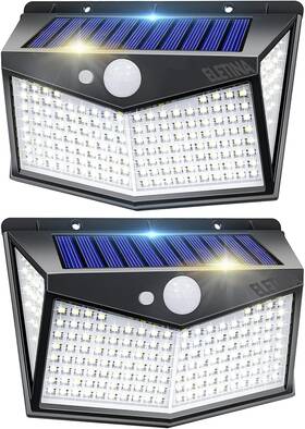 Eletina 412350072124 Solar Lights Outdoor Upgraded 212 Led/3 Modes Motion Sensor Security W Eletina 412350072124 Solar Lights Outdoor Upgraded 212 Led/3 Modes Motion Sensor Security W