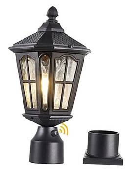 Bj1010 Eliphil Dusk To Dawn Outdoor Post Light Pole Lantern Lighting With Pier Mount