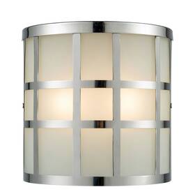 Elk Lighting 748119126456 Home 8-inch Wide Outdoor Hooper Wall Sconce Modern Silver