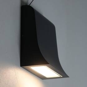 88100 Elk Lighting 88100/led Sabrina Outdoor Sconce In Charcoal Showroom Model