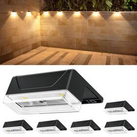 Fs-11 Ellasay Solar Fence Lights Outdoor Ip65 Waterproof Rgb Powered With 8 Lighting Fs-11 Ellasay Solar Fence Lights Outdoor Ip65 Waterproof Rgb Powered With 8 Lighting