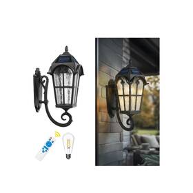 Yxe302mb-sl Emliviar Exterior Led Solar Wall Sconce With Remote Control 24ftft Front Door Lant Yxe302mb-sl Emliviar Exterior Led Solar Wall Sconce With Remote Control 24ftft Front Door Lant