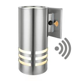 Energy Lighting 761344344808 Outdoor Wall Lights Exterior Dusk To Dawn Sensor Lanterns Silver