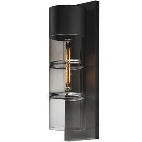 E26146-142bk Et2 Contemporary Lighting Smokestack Outdoor Wall Light Black