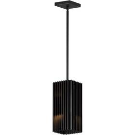 E30119-bk Et2 Contemporary Lighting Rampart Led 5.5 Inch Black Outdoor Pendant