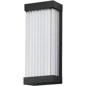 E30230-122bk Et2 Contemporary Lighting Acropolis Outdoor Wall Light Black