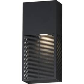 E30392-bk Et2 Contemporary Lighting Grate Led 14 Inch Black Outdoor Wall Mount