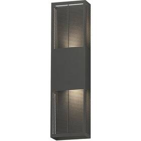 Et2 Contemporary Lighting E30394-abz Grate Outdoor Wall Light