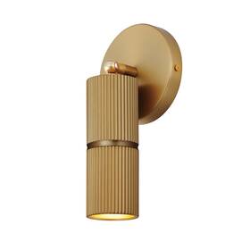E11016-144gld Et2 E11016-144 Reeds 3 Inch W Led Semi-flush Outdoor Ceiling Fixture - Gold E11016-144gld Et2 E11016-144 Reeds 3 Inch W Led Semi-flush Outdoor Ceiling Fixture - Gold