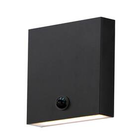 E23214-msp Et2 E23214-bk/msp Brik 2 Light 7 Inch Tall Led Outdoor Wall Sconce - Black