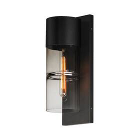 E26144-142bk Et2 E26144-142 Smokestack 17 Inch Tall Led Outdoor Wall Sconce - Black
