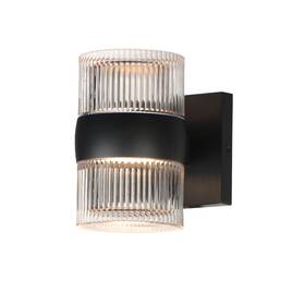 E30166-144bk Et2 E30166-144 Modular 8 Inch Tall Led Outdoor Wall Sconce - Black