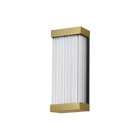 E30230-122nab Et2 E30230-122 Acropolis 14 Inch Tall Led Outdoor Wall Sconce - Brass