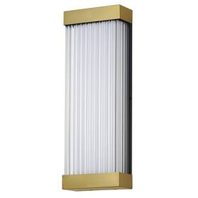 E30234-122nab Et2 E30234-122 Acropolis 22 Inch Tall Led Outdoor Wall Sconce - Brass