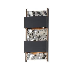 E30262-125bk Et2 E30262-125 Coulee 15 Inch Tall Led Outdoor Wall Sconce - Black E30262-125bk Et2 E30262-125 Coulee 15 Inch Tall Led Outdoor Wall Sconce - Black
